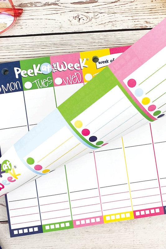 Peek at the Week 52-Week Planner Pad Planner Pad   