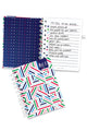 List it Pocket Notebook Notebook Geo Preppy n Pink One Size 