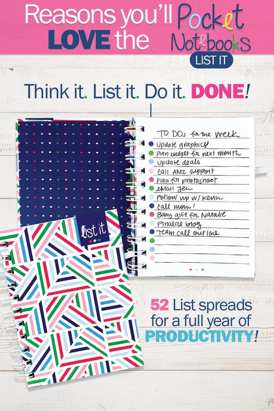 List it Pocket Notebook Notebook   