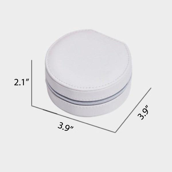 Round Jewelry Case - Three Mad Hatters Mercantile 