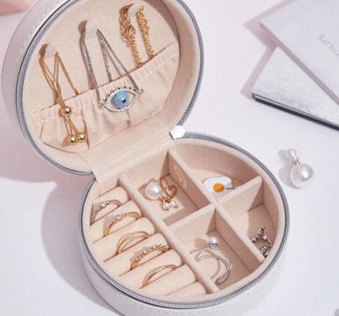 Round Jewelry Case