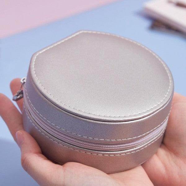 Round Jewelry Case - Three Mad Hatters Mercantile 