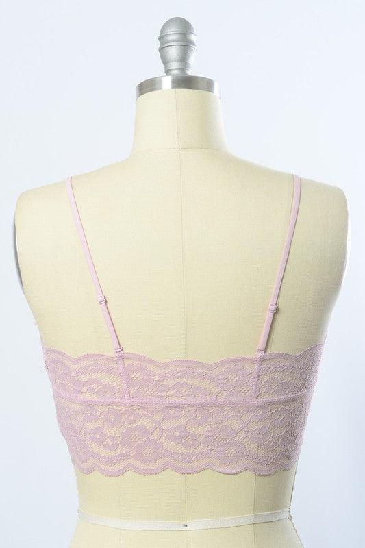 Wide Lace Bandeau - Three Mad Hatters Mercantile 