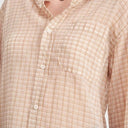 Boyfriend Button-Up Flannel – Lightweight & Sheer Layers