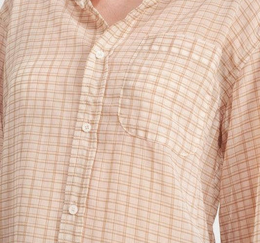 Boyfriend Button-Up Flannel – Lightweight & Sheer Layers