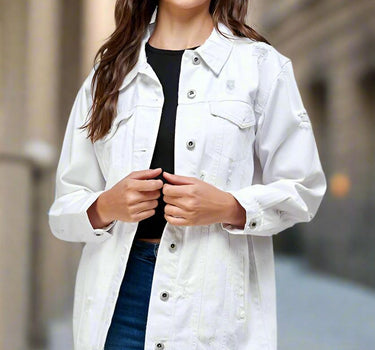 The Original Blue Age Long Denim Jacket