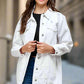 The Original Blue Age Long Denim Jacket Denim Jacket White M