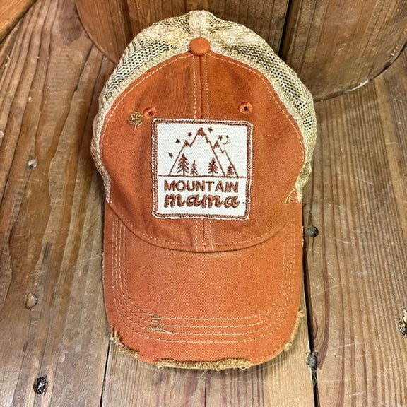 Mountain Mama Hat Cap As shown One Size 