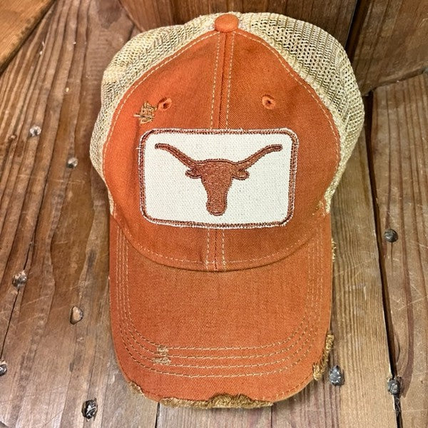 Texas Longhorn Hat Cap As shown One Size 