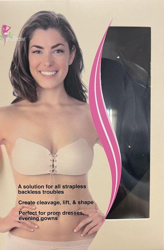 Lace-up Adhesive Bra Sticky Bra - Three Mad Hatters Mercantile 