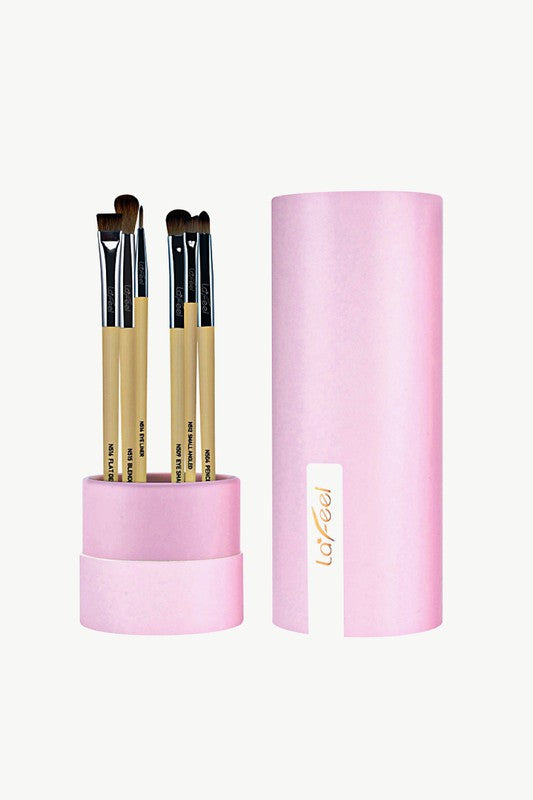 Lafeel Full Eye Brush Set in Taupe  Beige S3 