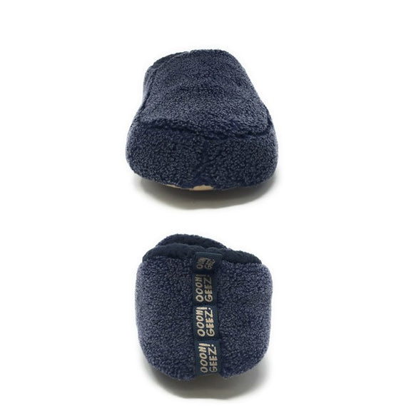 Sherpa Blue - Men's Cozy Sherpa House Slippers    