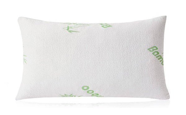 Soft Plush Bamboo Memory Foam Support Pillow Bamboo Pillow   