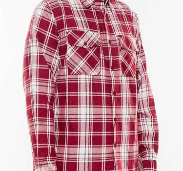Flannel Plaid Long Sleeve Shirt
