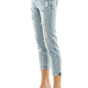 Destructed Cuffed Boyfriend Jean