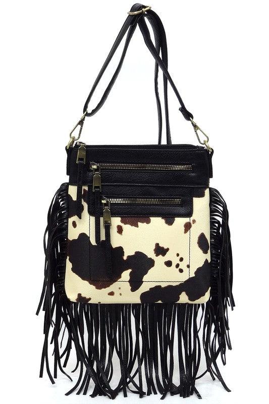 Western Fringe Crossbody Bag - Three Mad Hatters Mercantile 