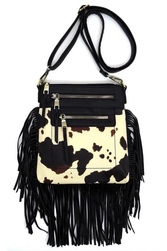 Western Fringe Crossbody Bag - Three Mad Hatters Mercantile 