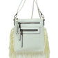 Western Fringe Crossbody Bag handbag White one 