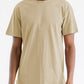 Extended Scallop Round Neck Tshirt Mens T-shirt KHAKI S 