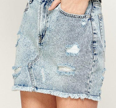 Ladies Denim Mini Skirt