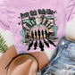 SHORT SLEEVE TEE Pretty Girls Walk Like This T- Shirt LILAC S 