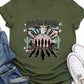 SHORT SLEEVE TEE Pretty Girls Walk Like This T- Shirt OLIVE S 