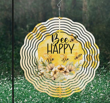 Bee Happy Little Bees Spring Wind Spinner