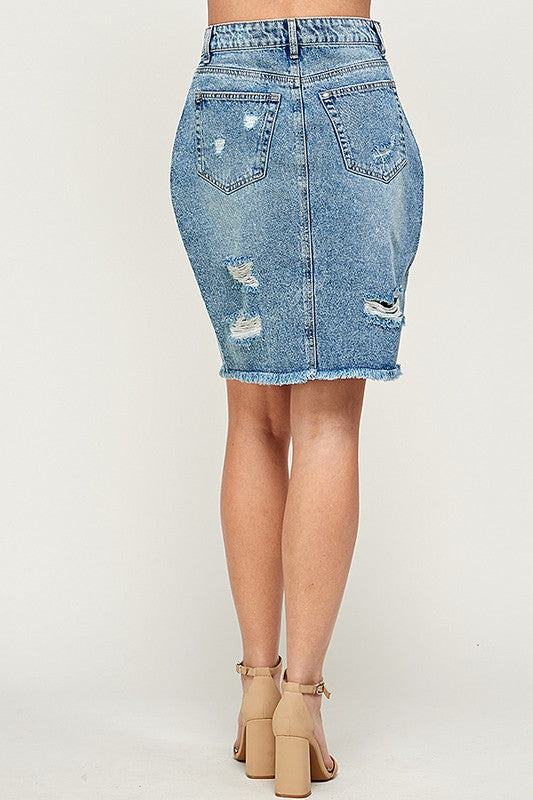 Ladies Denim Skirt Denim Skirt   