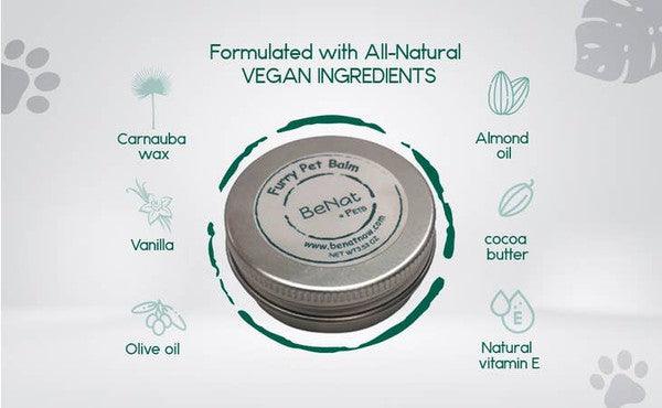 BeNat Pets. Furry Pet Balm. 0.9 oz. - Three Mad Hatters Mercantile 