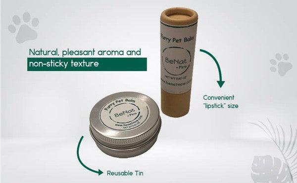 BeNat Pets. Furry Pet Balm. 0.9 oz. - Three Mad Hatters Mercantile 