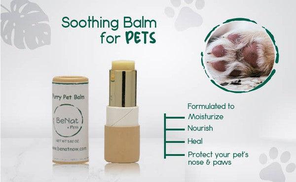 BeNat Pets. Furry Pet Balm. 0.9 oz. - Three Mad Hatters Mercantile 