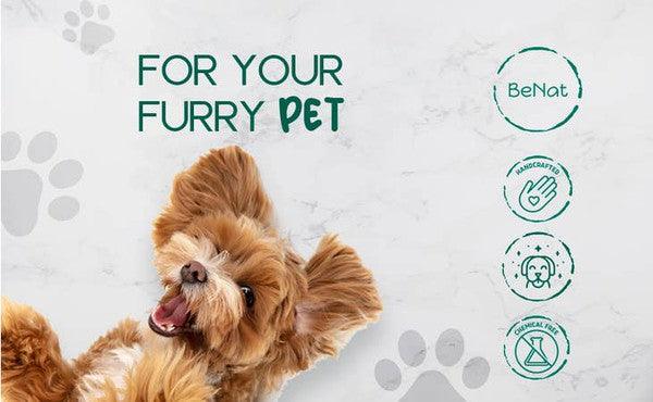 BeNat Pets. Artisanal Pet Shampoo Bar. Oat. 5.8 oz - Three Mad Hatters Mercantile 