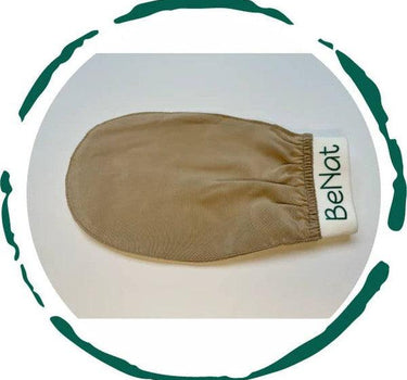 Silk Exfoliating Bath Gloves -Raw Silk