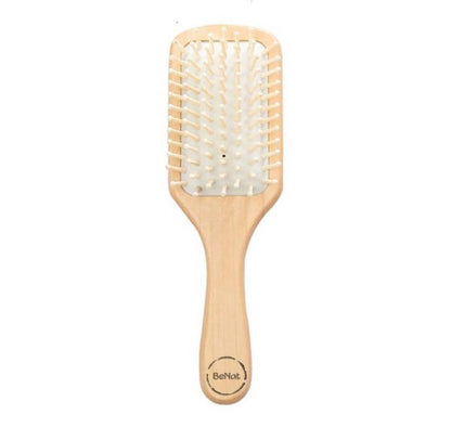 Natural Wooden Detangling Hair Brush  As shown One Size 