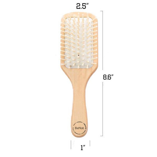 Natural Wooden Detangling Hair Brush    