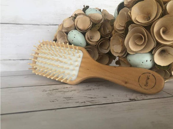 Natural Wooden Detangling Hair Brush    