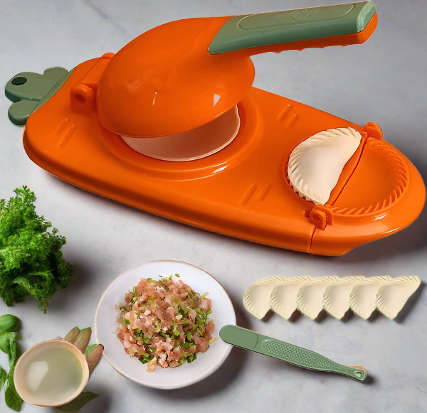 2-in-1 Dough Press. Dumpling Empanada Maker Kitchen Tool   