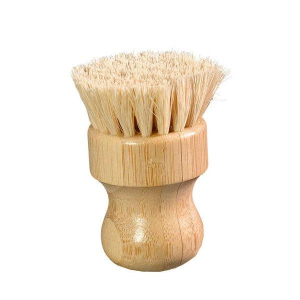 Bamboo Sisal Fiber Dish Brush - Three Mad Hatters Mercantile 