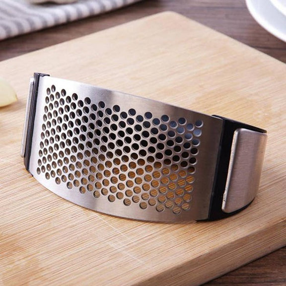 Multi-Functional Stainless Steel Garlic Press Kitchen Tool   