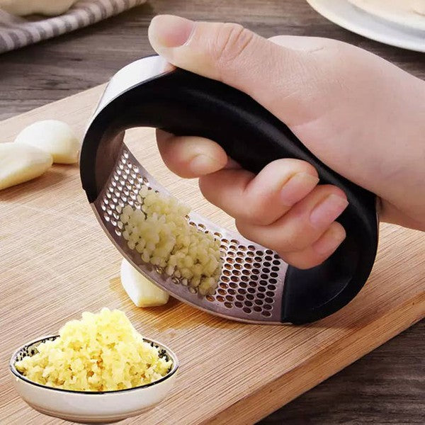 Multi-Functional Stainless Steel Garlic Press Kitchen Tool   