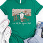 SKULL WITH SLOGAN SHORT SLEEVE Womens Graphic T-shirt KELLY GREEN 1XL 