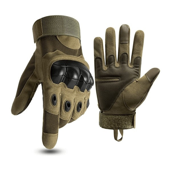 Airsoft Gloves w Touchscreen Fingertip Capability Tactical Gloves Green M 