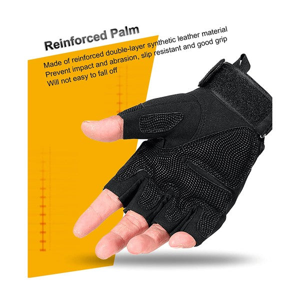 Tactical Military Fingerless Airsoft Gloves Fingerless Gloves   