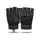 Tactical Military Fingerless Airsoft Gloves Fingerless Gloves Black M 