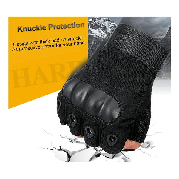 Tactical Military Fingerless Airsoft Gloves Fingerless Gloves   