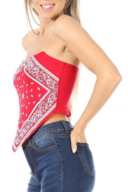 Paisley print, bandana top Bandana Top   