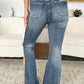 Judy Blue Full Size High Waist Tummy Control Flare Jeans    