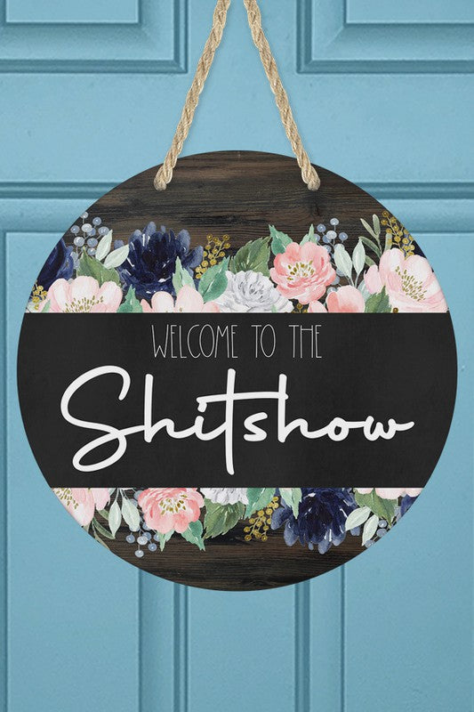 Welcome to the Shitshow Door Hanger Door Hanger Multi OS 