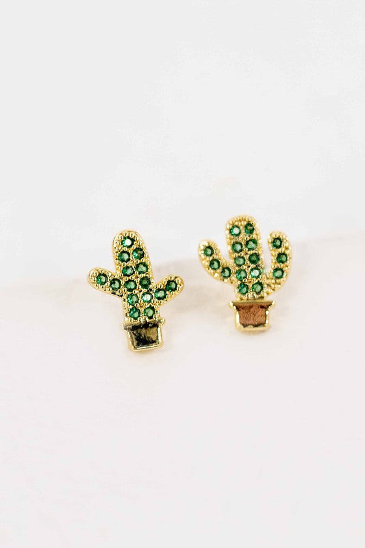 Mini Cactus Earrings Cactus Earrings   