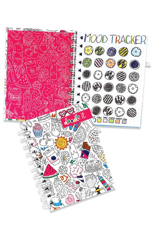 Doodle It Pocket Notebook Notebook Sweets & Treats One Size 